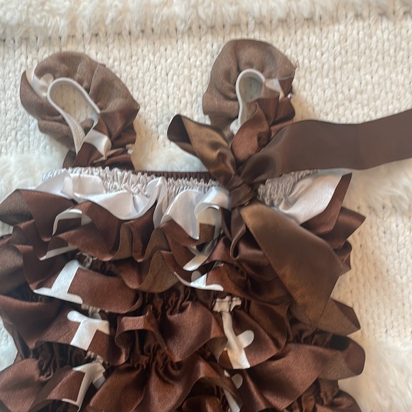 Baby Romper Rush dance American football touchdown satin petti dress girls M … - Picture 6 of 9
